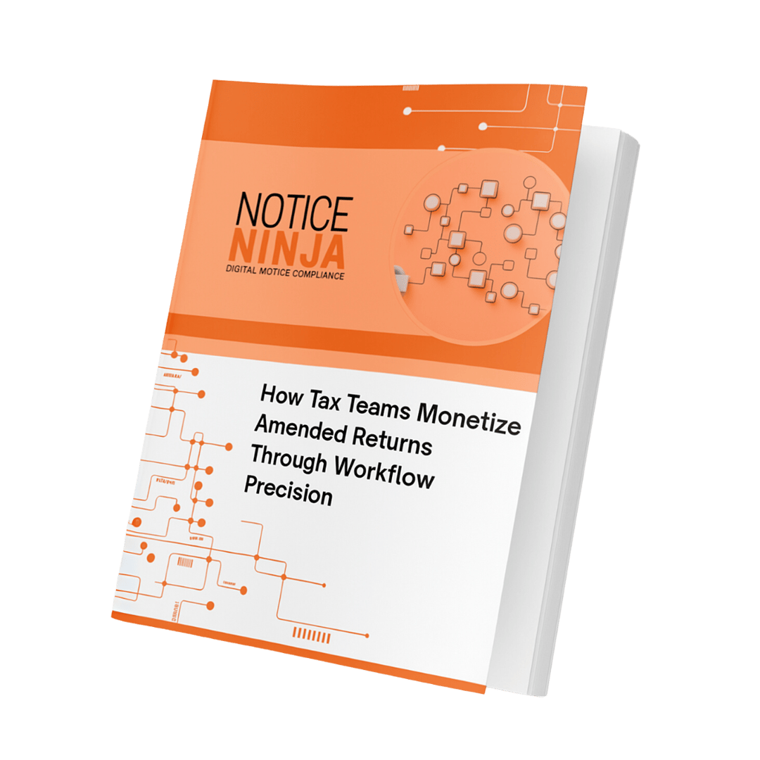 How Tax Teams Monetize Amended Returns Through Workflow Precision